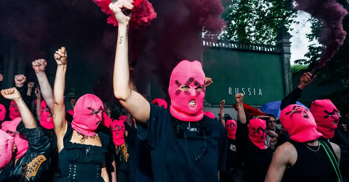 Pussy Riot Disrupts Russia Exhibit at Venice Biennale