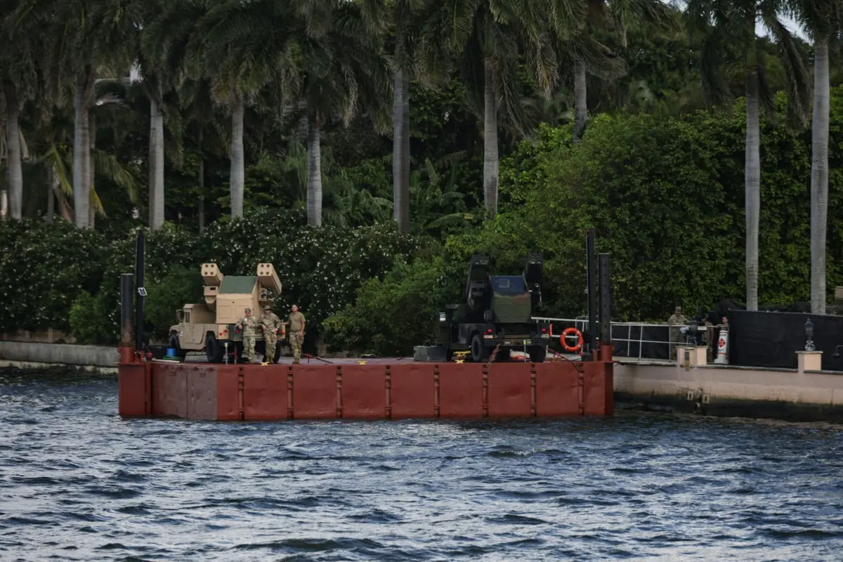 Missile Defense Systems Deployed at Mar-a-Lago and Trump Airport