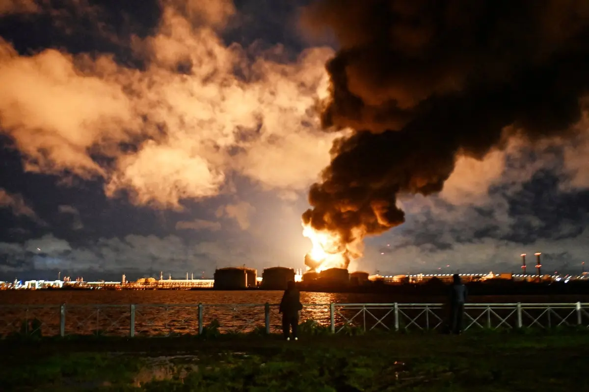 Ukraine Launches Massive Drone Assault on Russia, Incendiary Attacks Ignite Petrochemical Sites